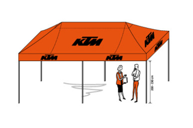 KTM Tent Roof KTM 6x3m 
