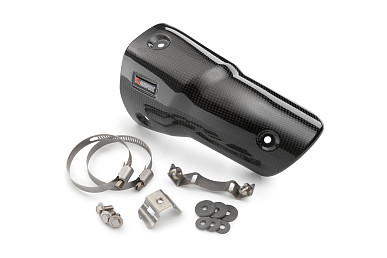 KTM Exhaust guard carbon Heat protection 7600599000049