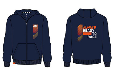KTM KIDS RACING ZIP HOODIE velikost 164/ 12-14 let